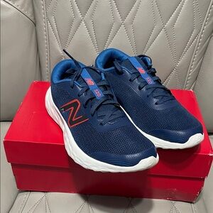 New Balance Navy with Red Trim Lightweight Running Shoes